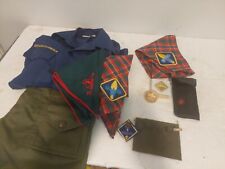 Vintage Cub Scout Outfit with Multiple Patches Medals Webelos Pins picture