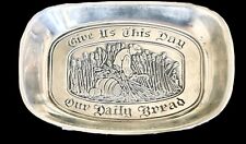 Give Us This Day, Our Daily Bread RWP Wilton Pewter Set Of 3 picture