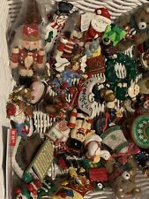 Lot of 35 Christmas Tree Ornaments Ceramic Colorful Different Brands picture