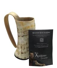 - The Original Handcrafted Authentic AleHorn 16oz Drink Like A Viking Man Cave picture