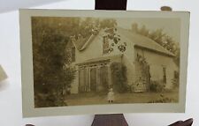 Antique 1908 Real Photo Postcard Baby Toddler in Front of House picture
