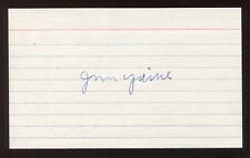 John Updike Signed 3x5 Index Card Vintage Autographed Signature Author picture