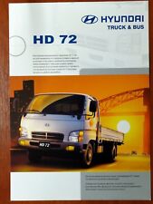 Hyundai HD72 specsheet (Russian language) picture