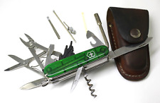 Victorinox  Officier  Suise Swiss Army Knife w/Key Ring Rostfrei  Officier Green picture