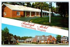 c1960s Raleigh Motel Exterior Scene Roadside Williamsburg Virginia VA  Postcard picture