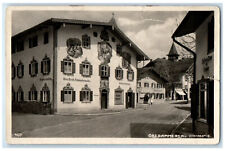 1936 Oberammergau Dorfpartie Germany Posted Vintage RPPC Photo Postcard picture