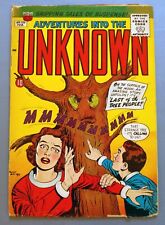 ADVENTURES INTO THE UNKNOWN #105, GOOD+, AMERICAN COMICS GROUP (ACG) SILVER 1959 picture