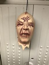 Halloween Hanging Severed Head. Eerie Life Size by Spirit Stitched Face picture
