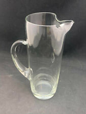 Tall Narrow Clear Glass Pitcher picture