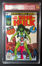 The Savage She-Hulk #1 CGC KEY +Old Red Label+Newsstand 1st Appearance She Hulk picture