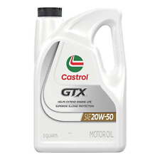 Castrol GTX 20W-50 Conventional Motor Oil, 5 Quarts picture