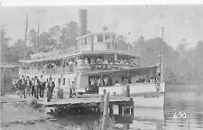 J64/ Interesting RPPC Postcard c1940s Steamer Baldwin Steamship Dock 155 picture