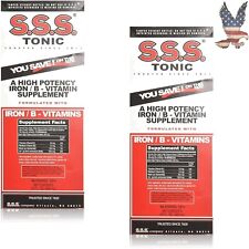 Powerful S.S.S. Tonic Liquid - Iron & B Vitamins - Boost Energy - 20 oz Pack 2 picture