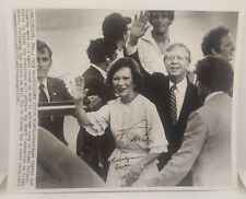 Jimmy Carter  & Rosalynn  Carter Signed Vintage 8x10 Photo  picture