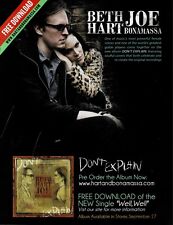 BETH HART & JOE BONAMASSA - DON'T EXPLAIN - 2011 Promo Print Ad picture