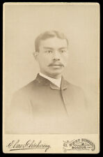 c1885 Elmer Chickering Photo Young Japanese Asian Man - Boston 1800s, Japan Int picture