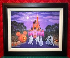 Halloween at Disney's Magic Kingdom print by Larry Dotson LE COA Signed 2015 picture