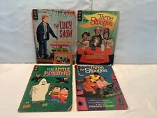Lot of 4 Gold Key Comic Books The Lucy Show/3 Stooges/Lil Monsters VINTAGE picture