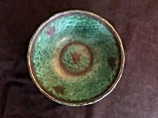Vintage Wilhelm Kage for Gustavsberg Green Glazed Bowl 5 1/4