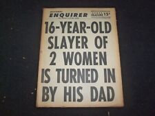 1965 MAY 30 NATIONAL ENQUIRER NEWSPAPER - 16-YEAR OLD SLAVER OF 2 WOMEN- NP 7387 picture
