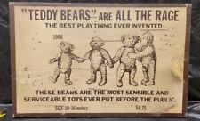 Teddy Bears Advertisement sign 