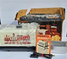 Vintage Presto Wee Bakerie Oven Original Box Cord Manual Working Great Condition picture