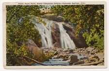 Helen Hunt Falls, Colorado White Border Era 1929 Posted Postcard picture