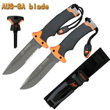 Military Fixed Blade Knife Camping Hunting Tactical Survival Kit w/ Fire Starter picture
