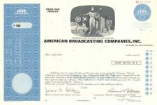 American Broadcasting Companies, Inc. - Specimen Stock Certificate - Specimen St picture