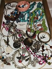 Grandma’s Vintage Jewelry Junk Drawer  Necklace Earrings Bracelet Lia Sophia Etc picture