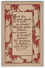 c1910's Motto Arts Crafts Raymond Howe Unposted Antique Postcard picture