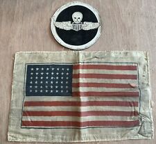 WWII CBI Theater made 490th Bomb Squadron Patch Blood Chit Burma Bridge Busters picture
