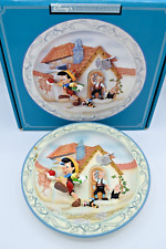 Rare Disney Pinocchio Disney's Animated Classics 3D Plate 1940 picture