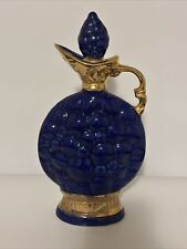 Jim Beam Grapes Decanter Bottle EMPTY Genuine Regal China Gold Trimmed 1960s picture