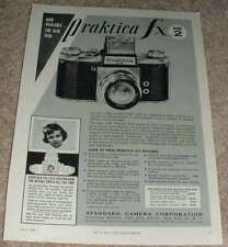 1956 Praktica FX2 Camera Ad, NICE picture