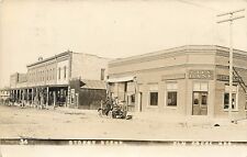 c1910 RPPC Postcard 34 Street Scene & City Bank, Elm Creek NE Buffalo County picture