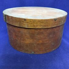 ANTIQUE WOODEN SPICE PANTRY BOX SQUARE NAIL AND PEG CONSTRUCTION 5 SPICE BOXES picture