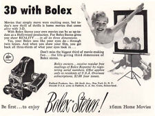 1953 Bolex: 3D with Bolex Vintage Print Ad picture