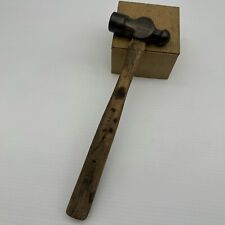 Vintage Stanley Made In USA Wood Handle Ball Peen Hammer 16 Oz. No. 310 picture