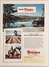 1948 Print Ad Oregon Travel Scenic Highways This Territorial Centennial Year picture