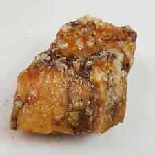 Vintage Raw Hessonite? Crystal Rock 4.7 Ounce 3.25 Inch Long picture