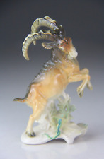 Vintage Karl Ens Porcelain Figure Ibex with Salamander picture