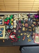 Vintage Christmas Decorations Huge Assortment Of Classic Holiday Ornaments picture