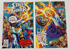 Street Fighter #1 Malibu Comics 1993 1st App Newsstand With Poster High Grade picture