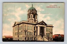 Aberdeen SD-South Dakota, Court House, Antique, Vintage c1910 Souvenir Postcard picture