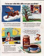1947 Borden's Instant Coffee Vintage Print Ad A36 picture