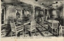 CPA AK interior du Paquebot France Le Cafe-Terrasse SHIPS (783318) picture