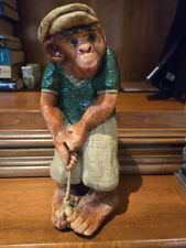 Original 1970's Golf Monkey Figurine by Progressive Art Products picture