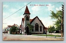 Maynard MA M. E. Church  Massachusetts Postcard picture
