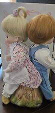 1996 Precious Moments Love One Another 11in Doll Set W/ Certificate NO. 2481A picture